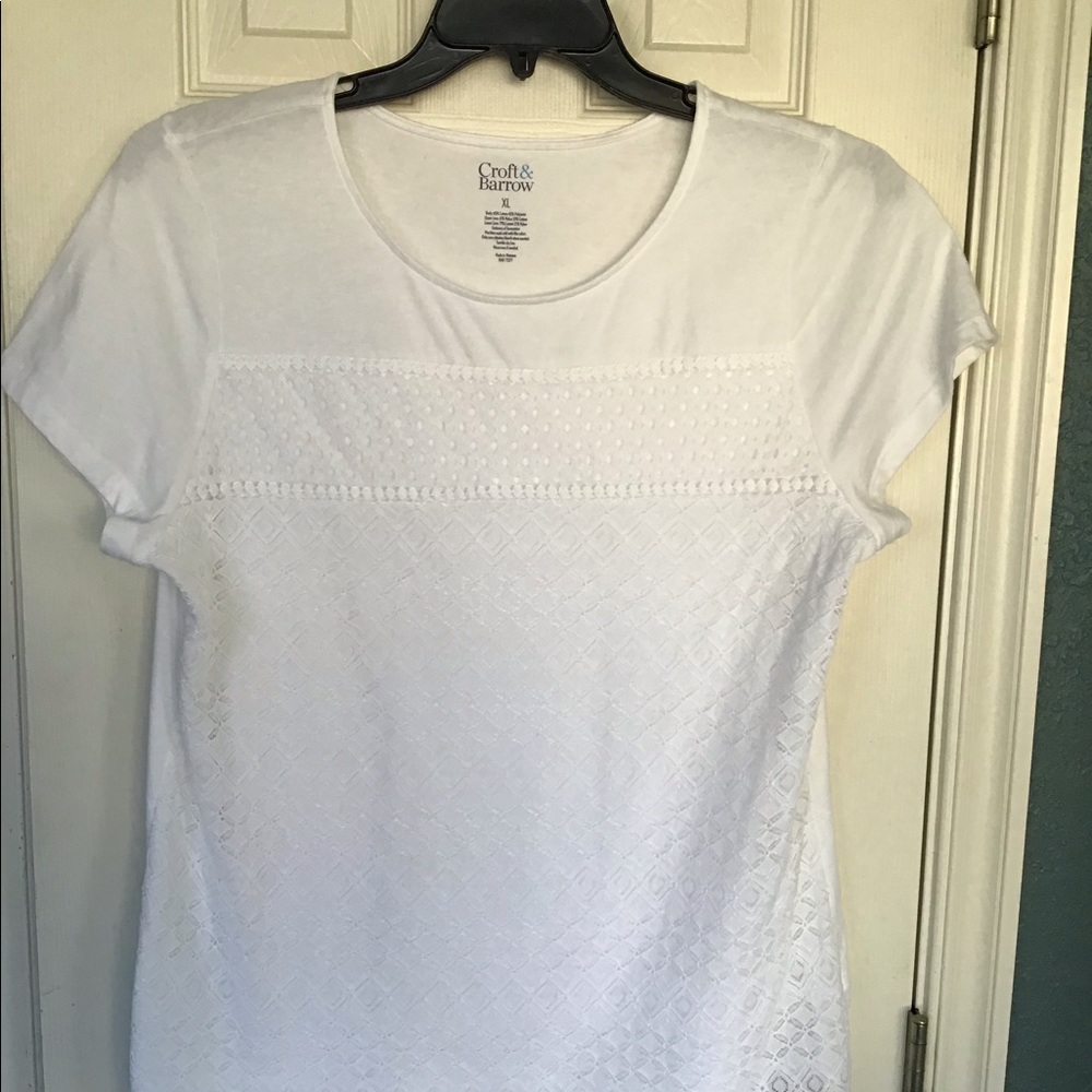 Women’s Lace Croft & Barrow XL Shirt